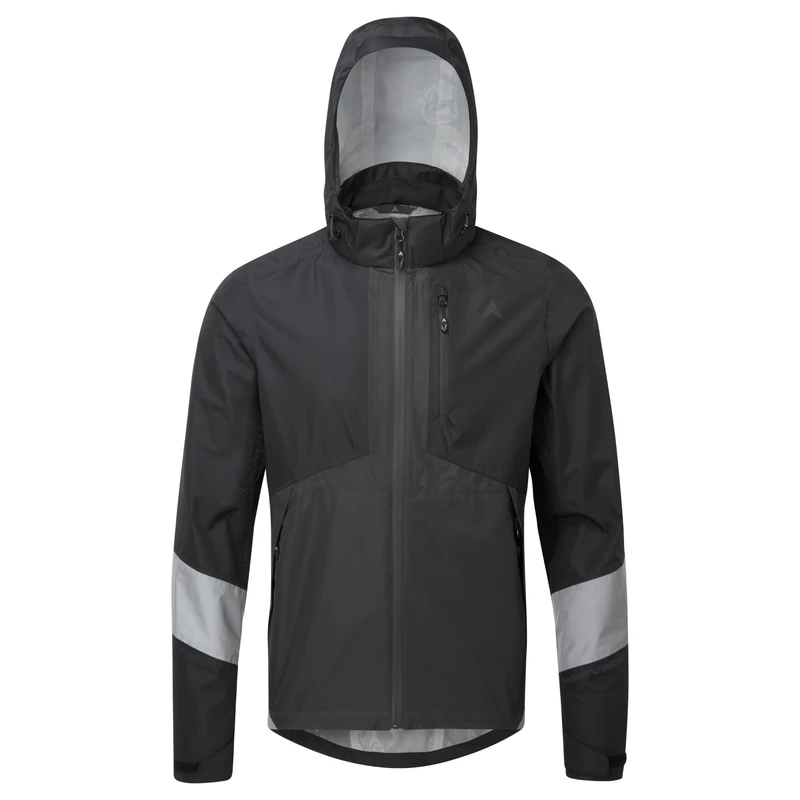 Altura Mens Typhoon Waterproof Reflective Cycling Jacket - Black - Small