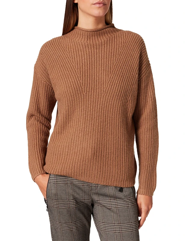 camel active Womenswear 3095366K13 Women's Jumper, Caramel, XS