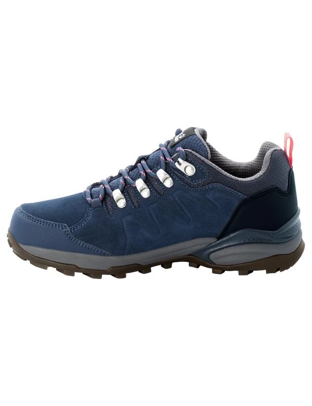 Jack Wolfskin Women's Refugio Texapore Low W Walking Shoe, Dark Blue Grey, 7.5 UK
