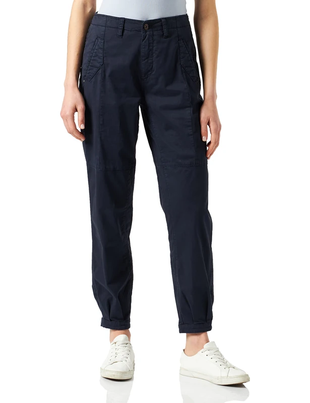 camel active Women's 3771306f26 Pants, Dark Navy, 32W x 30L