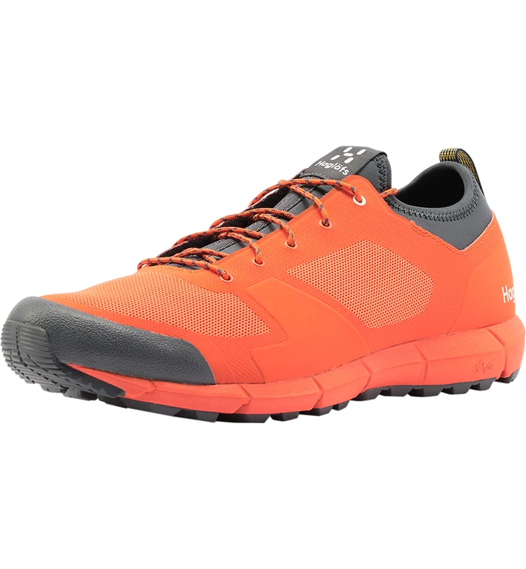 HAGLOFS Men's LIM Low Trekking Shoes, Flame Orange Magnetite, 10 UK