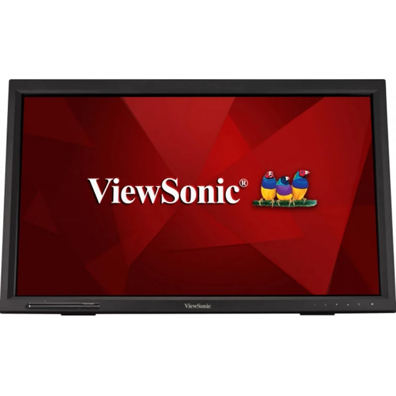 ViewSonic TD2423 24-inch 1080p HD IPS 10-Point Touch Monitor with Scratch-Resistant Screen, Stylus Compatible, Dual Integrated Speakers, HDMI, VGA, DVI, Adjustable Tilt