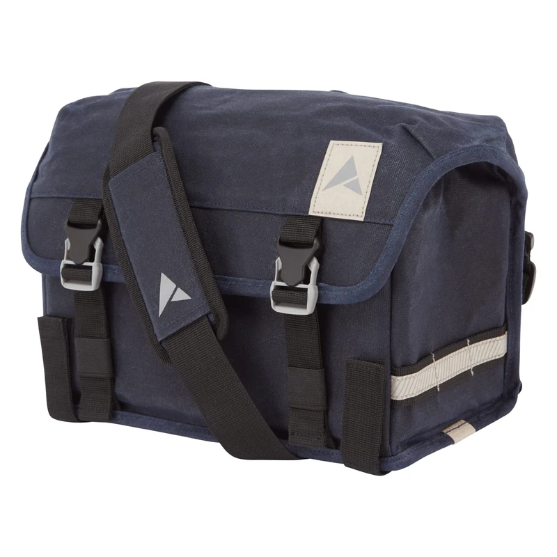Altura 7 Litre Heritage Water Repellent Cycling Rack Pack - Navy - 7 Litre