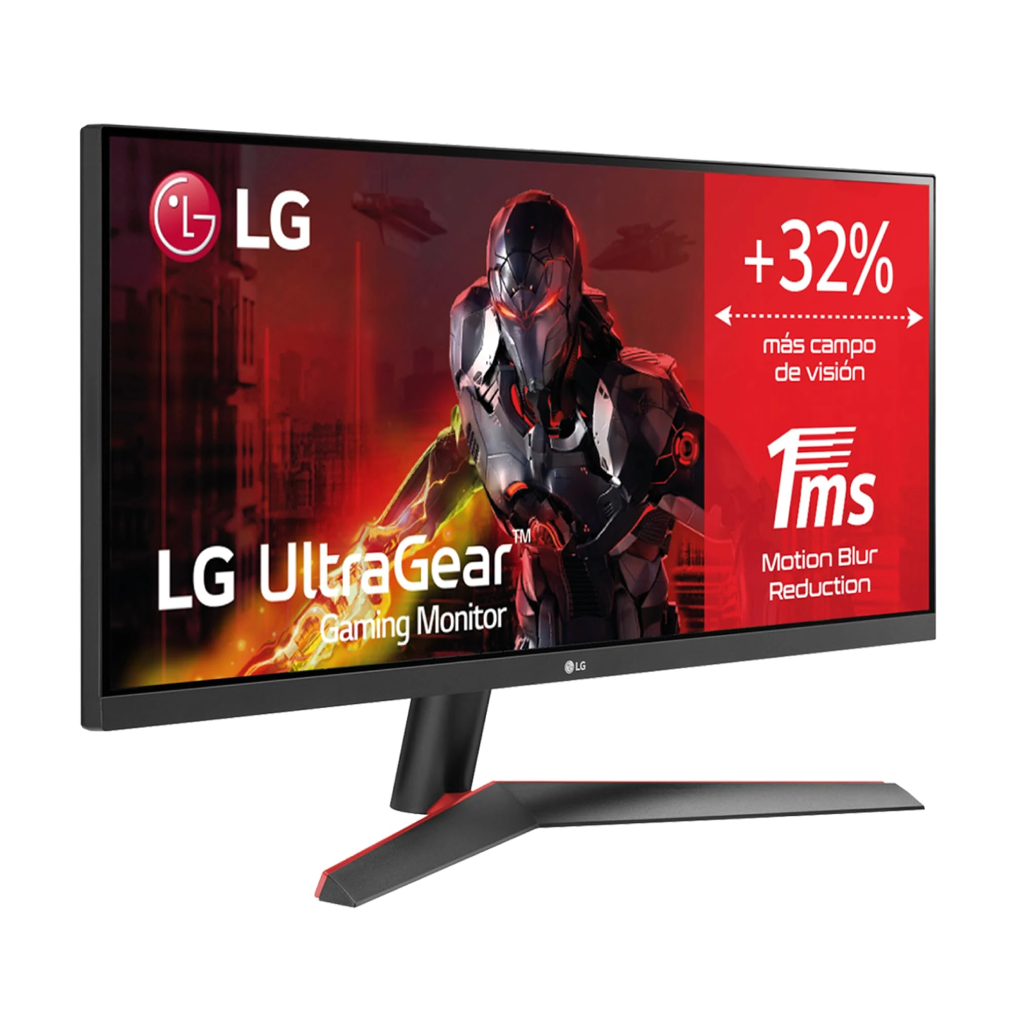 LG 29WP60G-B - UltraWide Gaming Monitor 29 inches, 75Hz, 1ms, 1000:1, 250nit, sRGB 99%, 21:9, HDMI, DisplayPort, Black Stabilizer, Universal Connectivity, Black