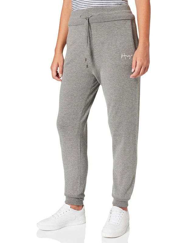 HUGO Women's Sajita Track Pants, Medium Grey34, M