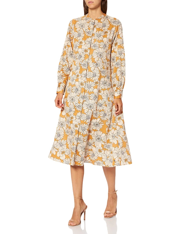 bugatti Women's 1117-20445 Dress, Brass, 14