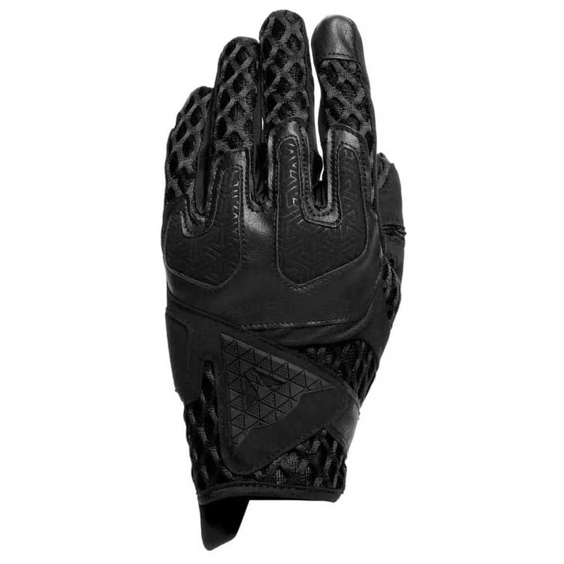 Dainese Air-Maze Unisex Gloves, Motorbike Summer Gloves With Touchscreen, for Men and Women, Black/Black, XXXL