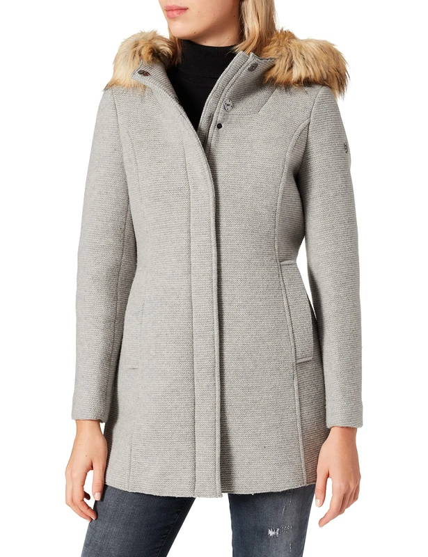 bugatti Women's 861496-84056 Jacket, lightgrey, 14