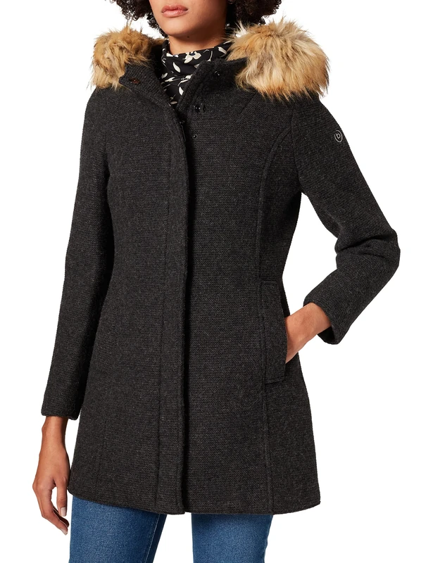 bugatti Women's 861496-84056 Jacket, Darkgray, 12