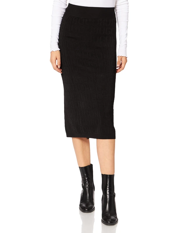 HUGO Women's Samena Skirt, Black 1, M