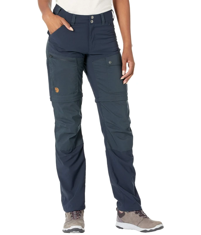 Fjällräven F89834-555 Abisko Midsummer Zip Off Trousers, Women, Dark Navy, 46