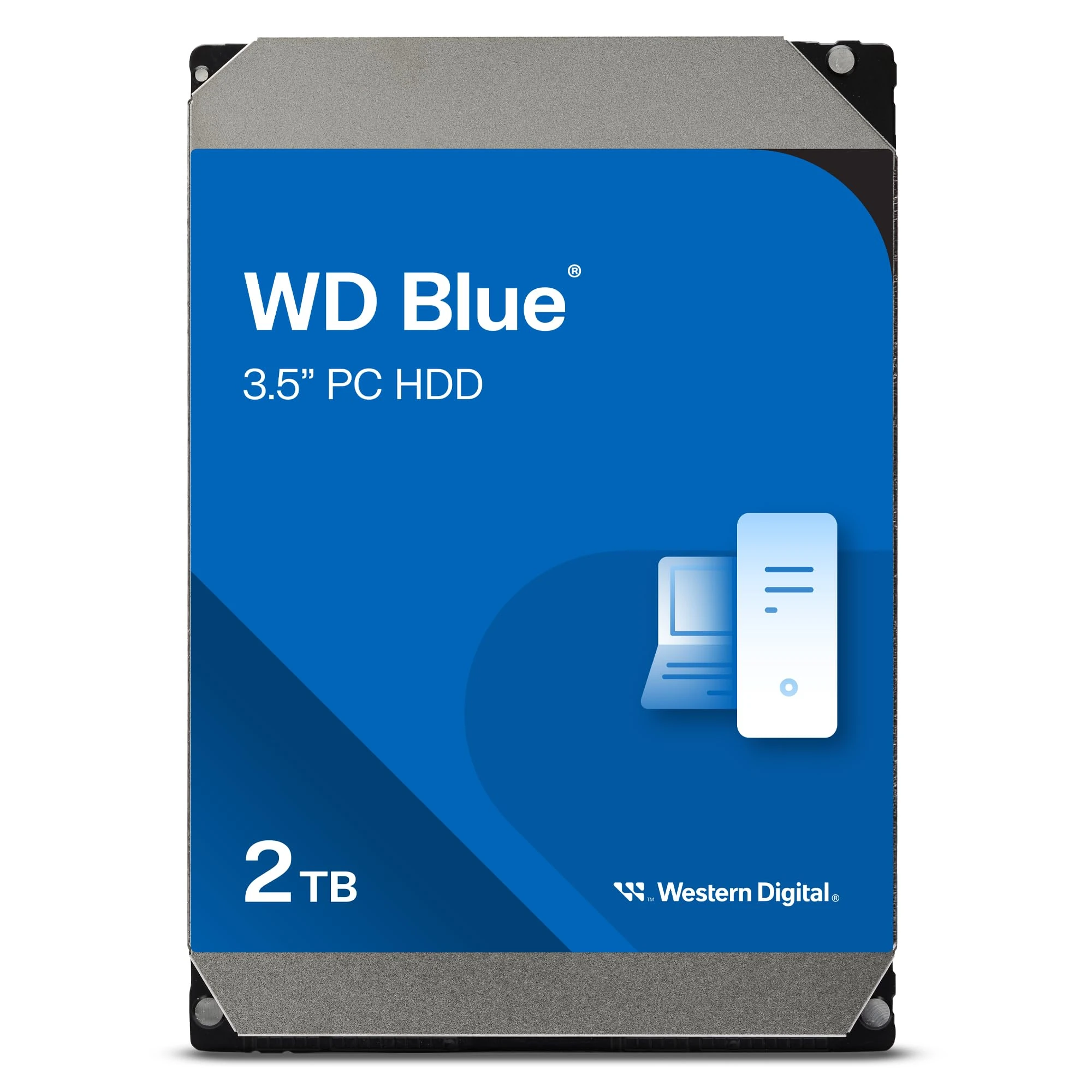 WD Blue 2TB 3.5" Internal Hard Drive - 7200 RPM Class, SATA 6 Gb/s, 256MB Cache, 2 Year Warranty