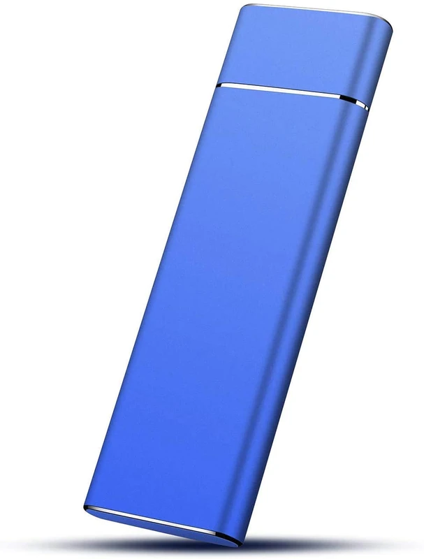 Genericn 2TB External Hard Drive, Portable Hard Drive External Type-C/USB 2.0 HDD for Mac Laptop PC (2TB-Blue)