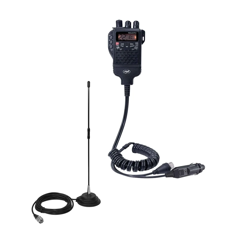 PNI Escort HP 62 CB radio station kit and PNI Extra 40 antenna with magnet included