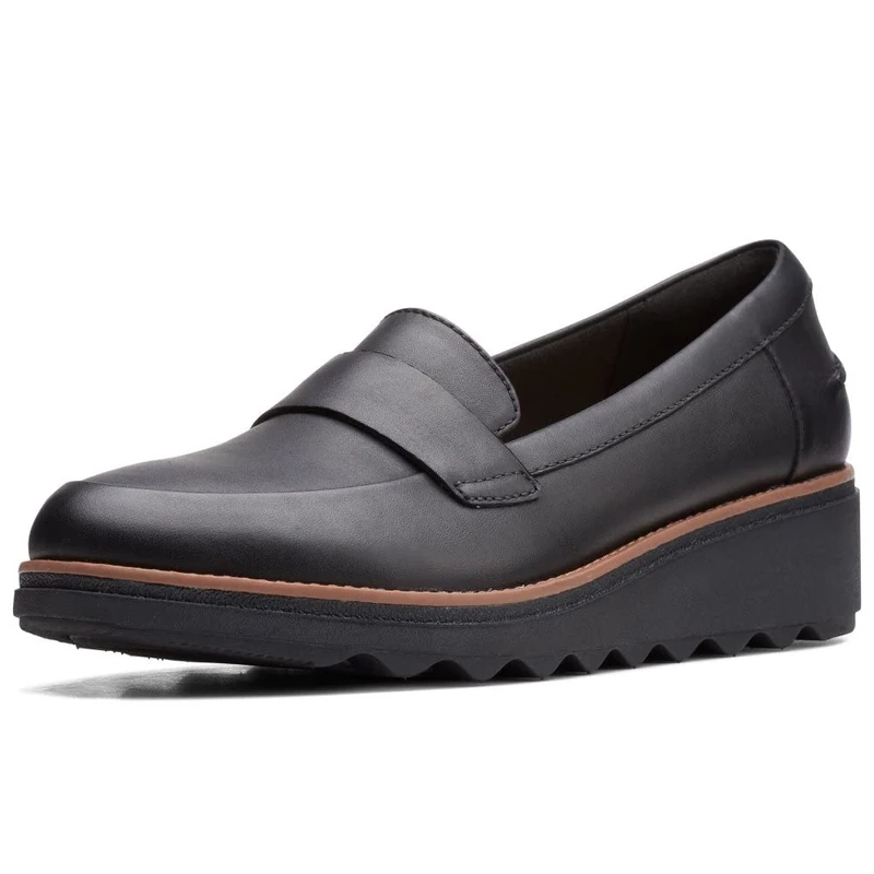Clarks Sharon Gracie Womens Black Soft, 5