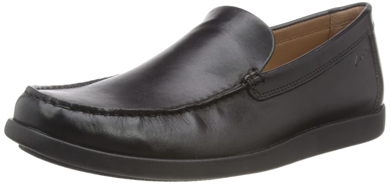 Clarks Men's Ferius Creek Mule, Black Leather, 10 UK