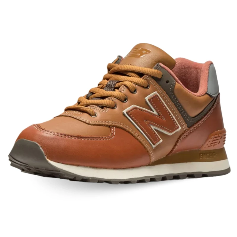 NEW BALANCE 574 Sneaker Cognac Brown
