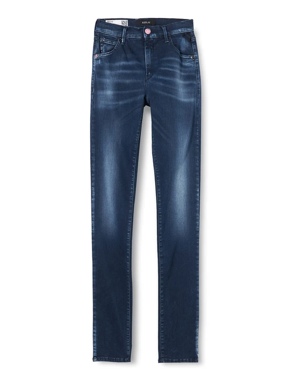 REPLAY Girls' Nellie Jeans, 007 Dark Blue, 14A