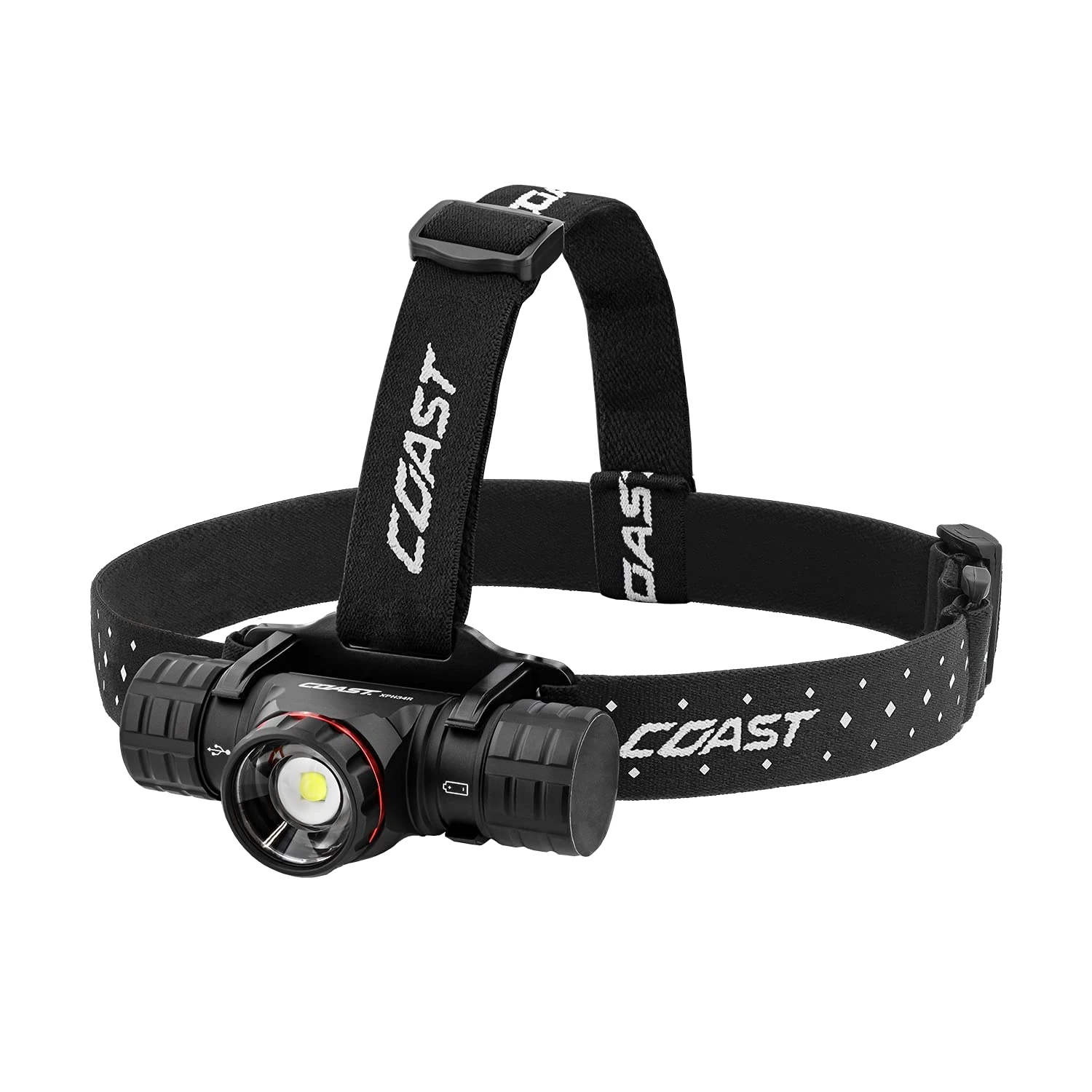 Coast® LED Head Torch XPH34R with Battery, Zoomable