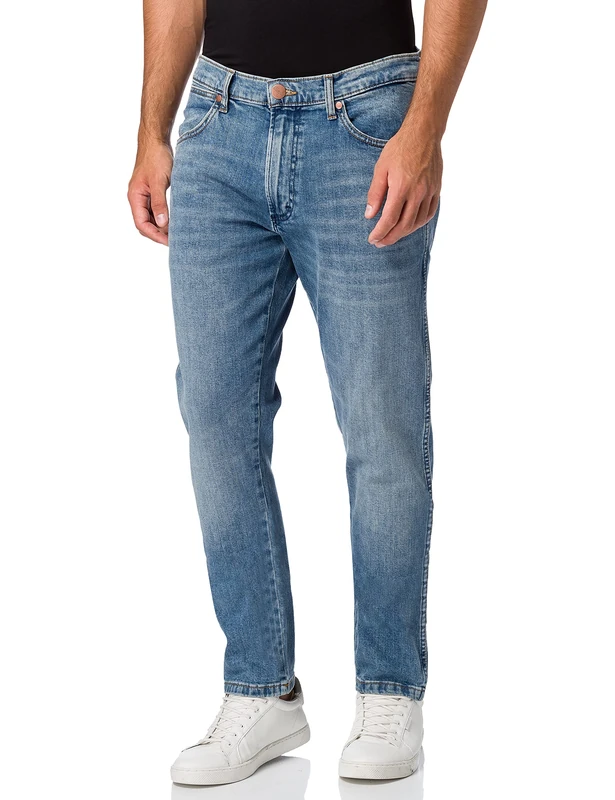 Wrangler Men's Larston Jeans, Blue Bell Gold, 28W / 32L