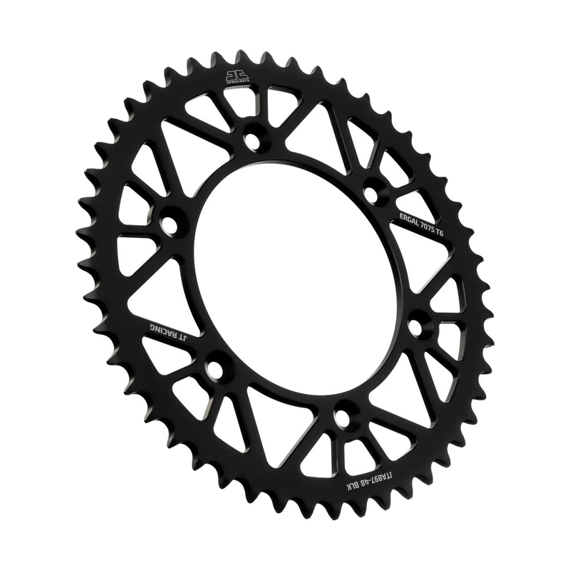 JT Sprockets JTA897.48BLK 48 Tooth Black Racelite Anodized Aluminum 7075 T6 Rear Sprocket