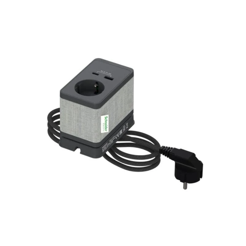 LifeSpace INS44051 Base Escritorio S Schuko USB A y C Ant