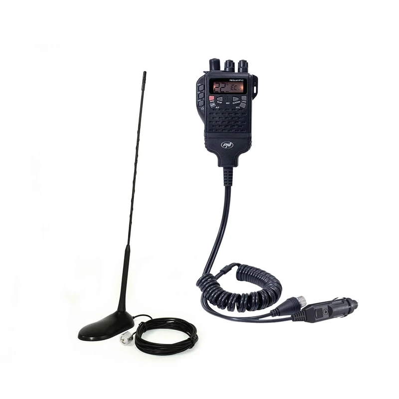 PNI Escort HP 62 CB radio station kit and PNI Extra 45 antenna with magnet included