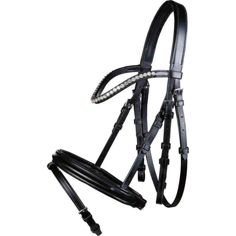 HKM Shetty Diamond Equestrian Bridles Black Shetty