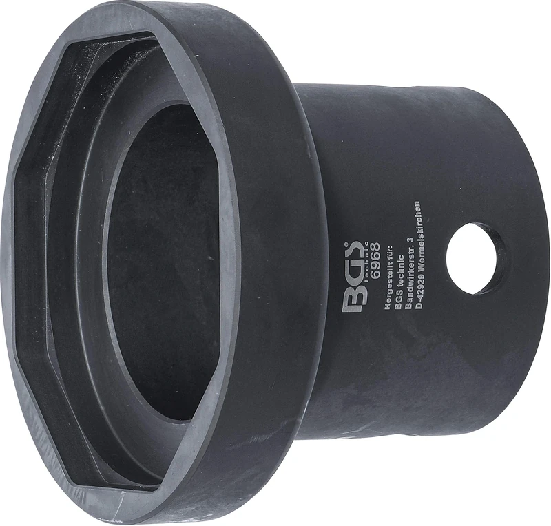 BGS 6968 | Hub Nut Socket | Octagon | for R.O.R. Trailers | 127 mm