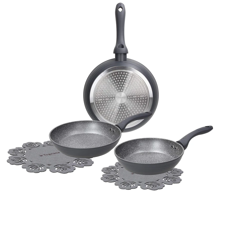 Tognana Set of 3 Pans of 20, 24 and 28 cm