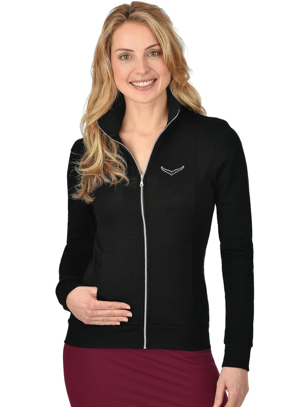 Trigema Women's 502111_008_XS Jacket, Black