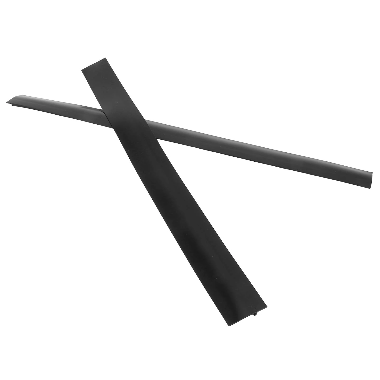 Zerodis Silicone Gap Cover, 2 Pack, Heat Resistant Stove Gap Filler, Flexible Sealing Strip For Oven Countertop Gaps, 25 Inch Black, Easy To Clean, Non Slip Fit, Cuts To Size