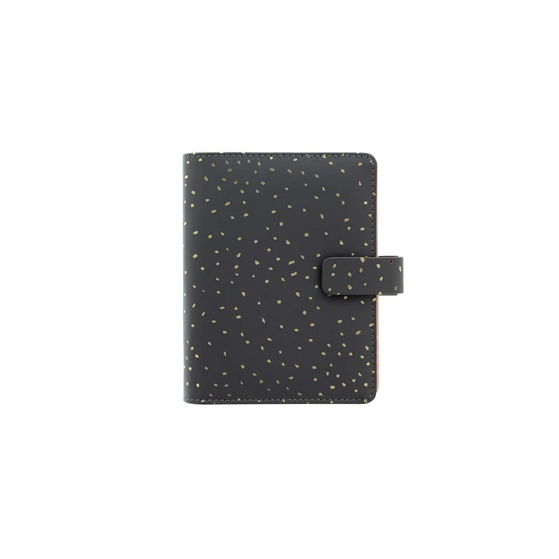 Filofax Pocket Confetti Charcoal Organiser