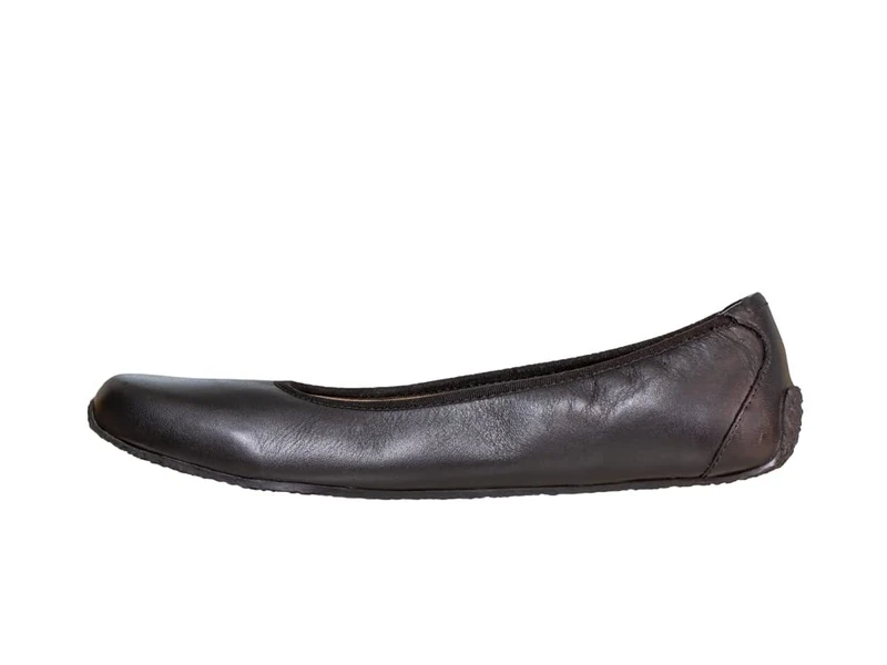 Sole Runner Women's Miranda Ballet Flat, Black, 7.5 UK