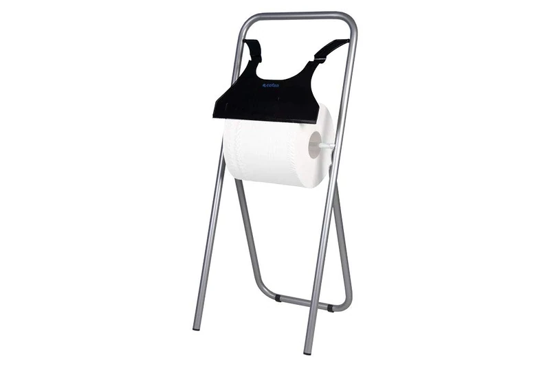 Paper Coil Holder Dispenser with Tripod for Floor Holding