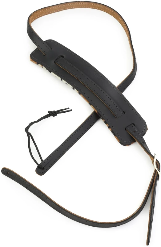 Fender® JOE STRUMMER VINTAGE STRAP Joe Strummer Signature Guitar Strap Leather Width 6.35 cm Black Leopard