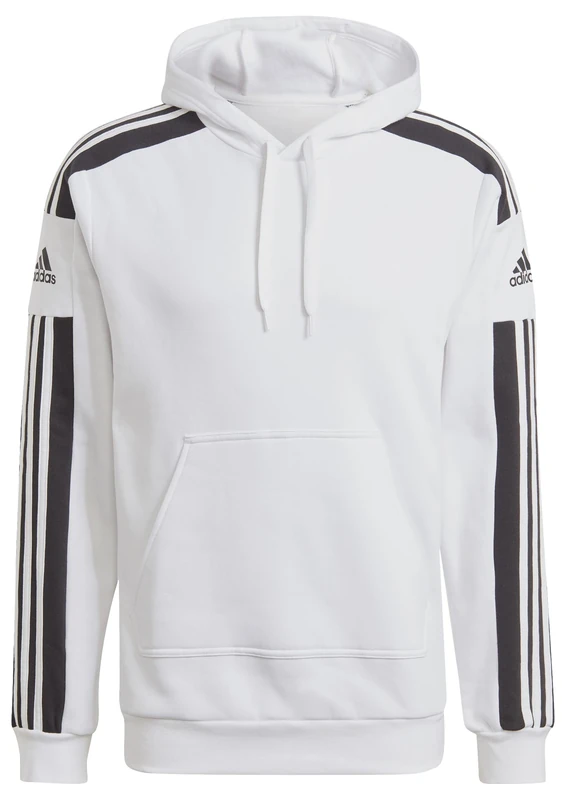 adidas Men's Squadra 21 Sweat Hoodie, White, L 3 inch