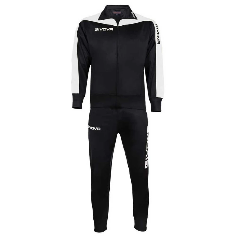 Givova TUTA ROMA TRIACETATO NERO/BIANCO Tg. XL