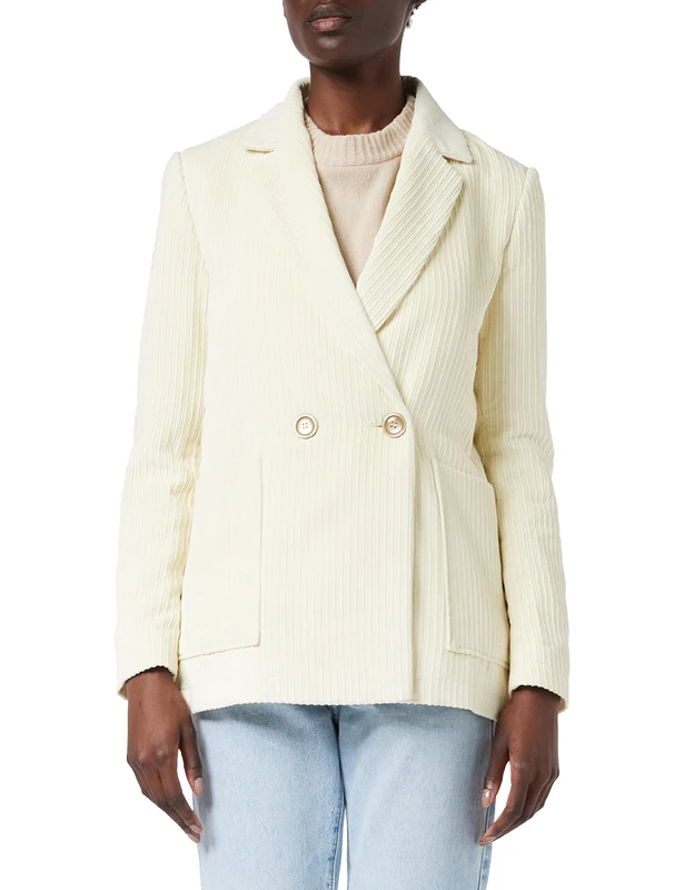 United Colors of Benetton Women's Jacket - White - UK 10