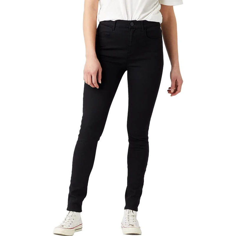 Wrangler Womens HIGH RISE SKINNYFUTURE BLACK30W / 32L