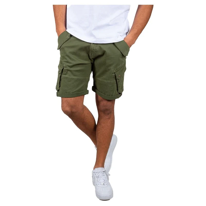 Alpha Industries Combat Shorts for Men Dark Olive