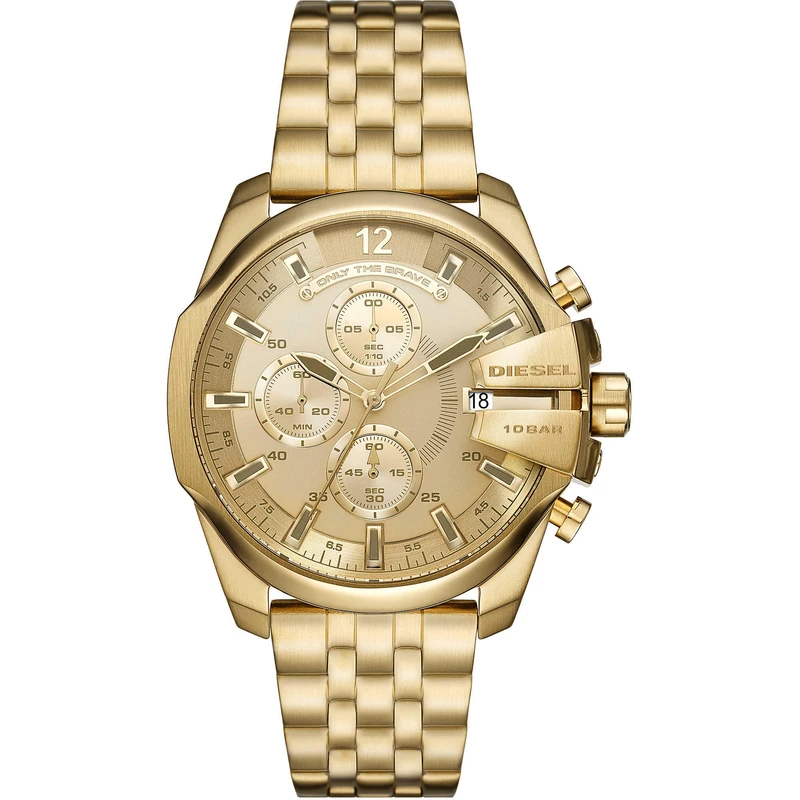 Diesel DZ4565 Baby Chief Gold Stainless Steel Men's Watch