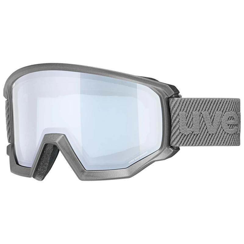 Uvex Athletic FM - Ski Goggle for Men and Women - Extended Field of Vision & Anti-Fog Coating - Optimal Frame Ventilation - Rhino Matt/Silver-Blue - One Size - Image 1