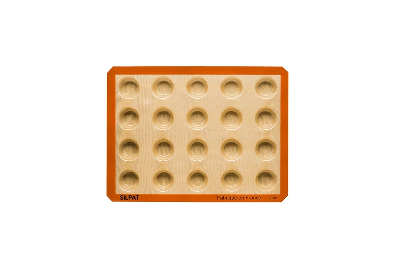 Silpat Perfect Mini Muffin Mold, Orange