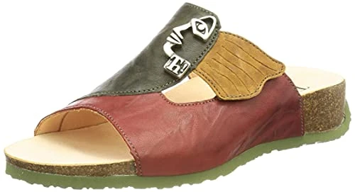 Think! Women's Mizzi_3-000124 Sustainable Mules Slippers, 3010 Rust Combination, 2/2.5 UK