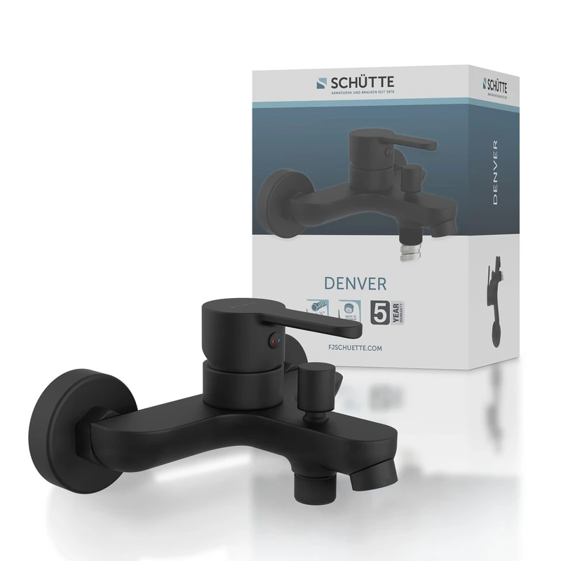 SCHÜTTE Denver 44306 Bath Filler Tap Matte Black