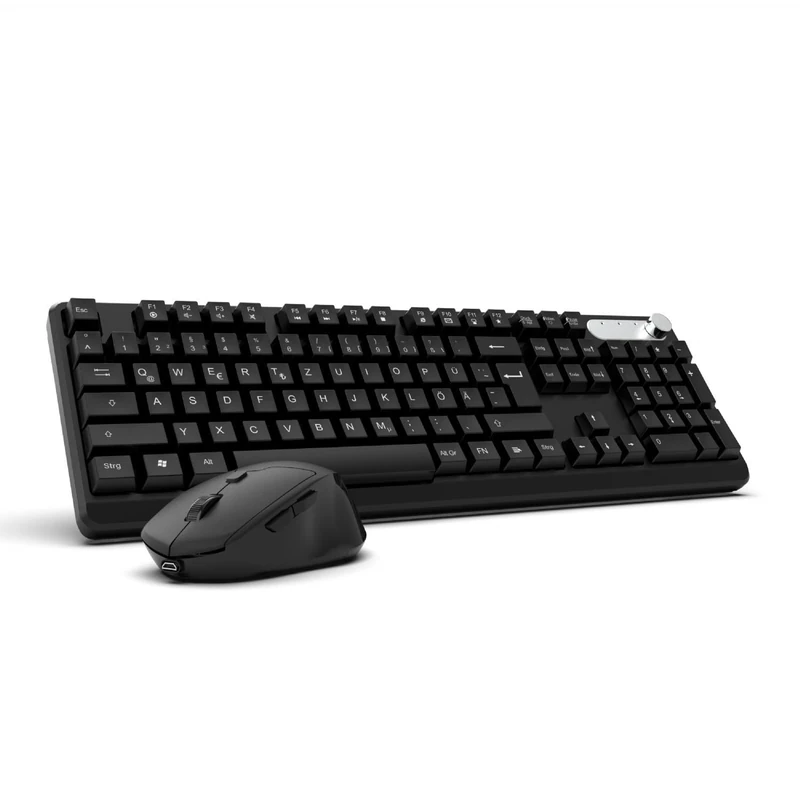 INCA Keyboard IWS-549U Wireless Set Including Mouse, Black, QWERTY