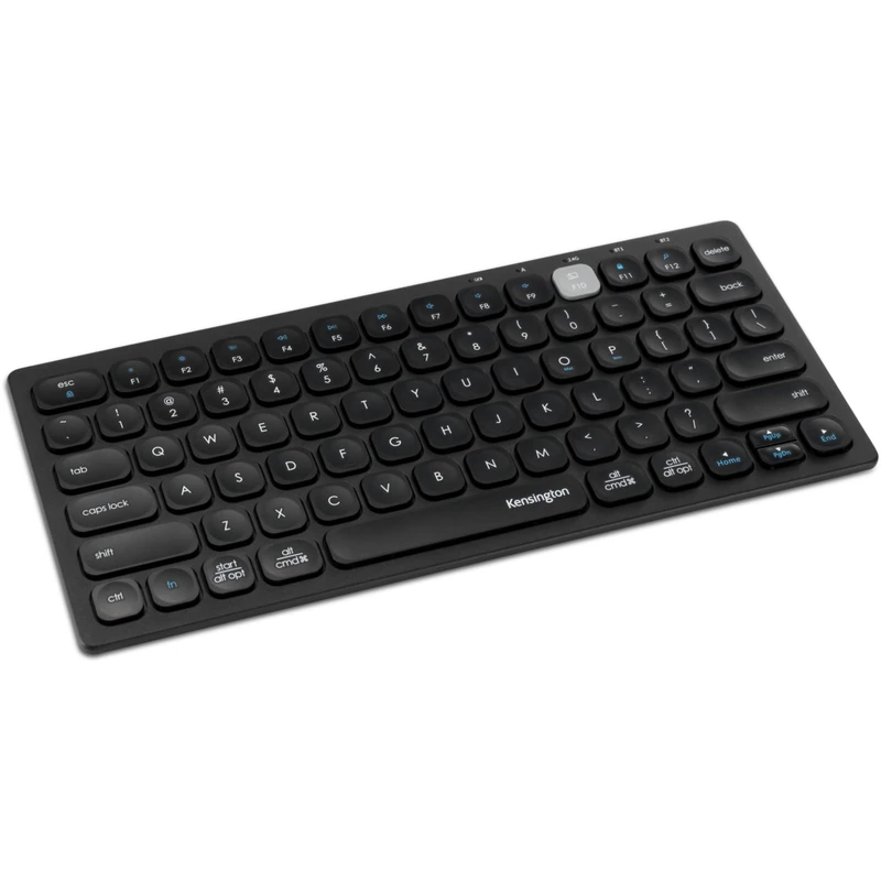 Kensington Compact Multi-Device Dual Wireless Keyboard, Bluetooth Enabled, Windows, Mac, iOS, ChromeOS Compatible, K75502DE, Black