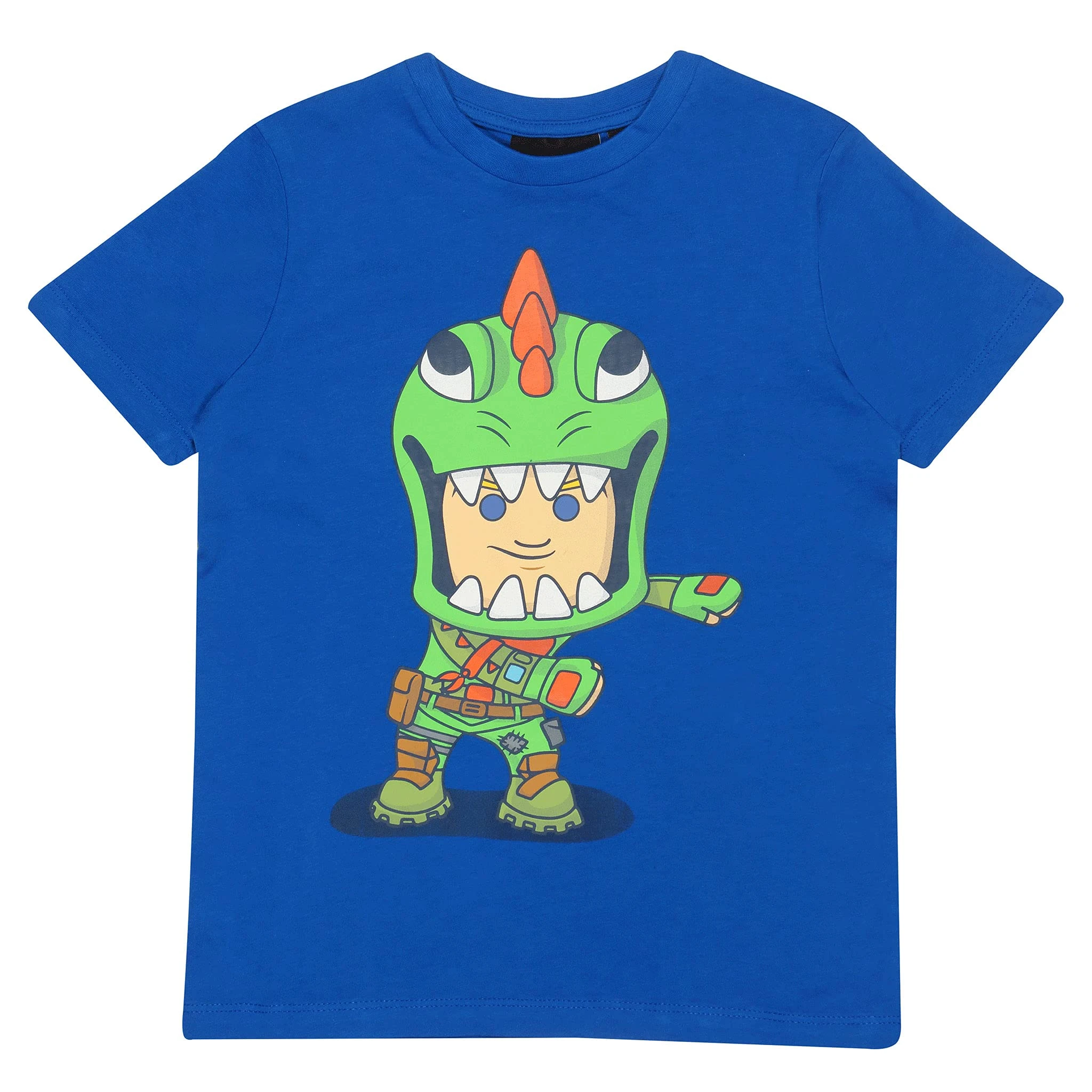 Fortnite REX SHOSSING REX. Children's T-Shirt, 128-182, Royal Blue, Official Merchandise, Royal Blue, 8-9 Years