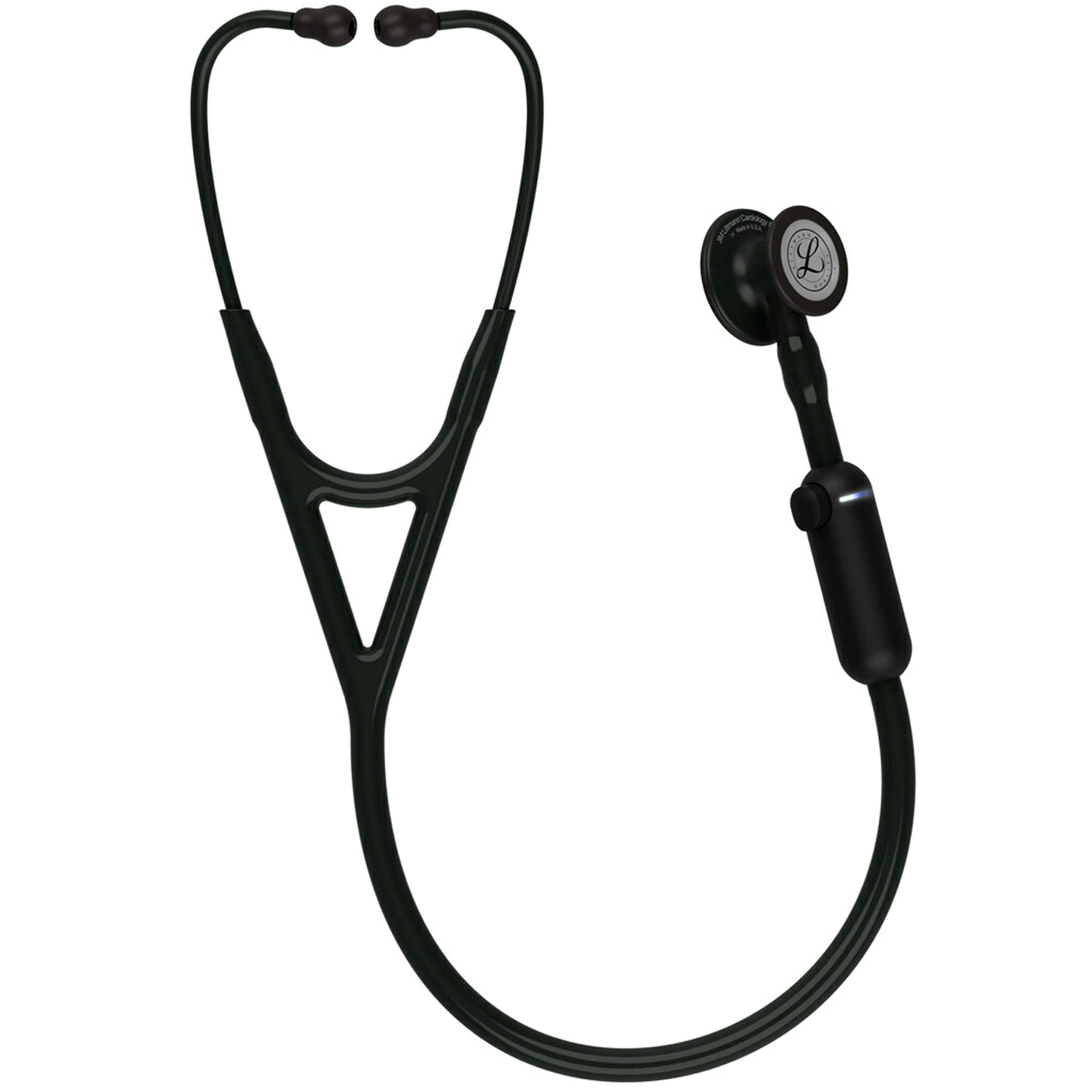 3M Littmann CORE Digital Stethoscope, Black Chestpiece, Tube, Stem and Headset, 69 cm, 8490